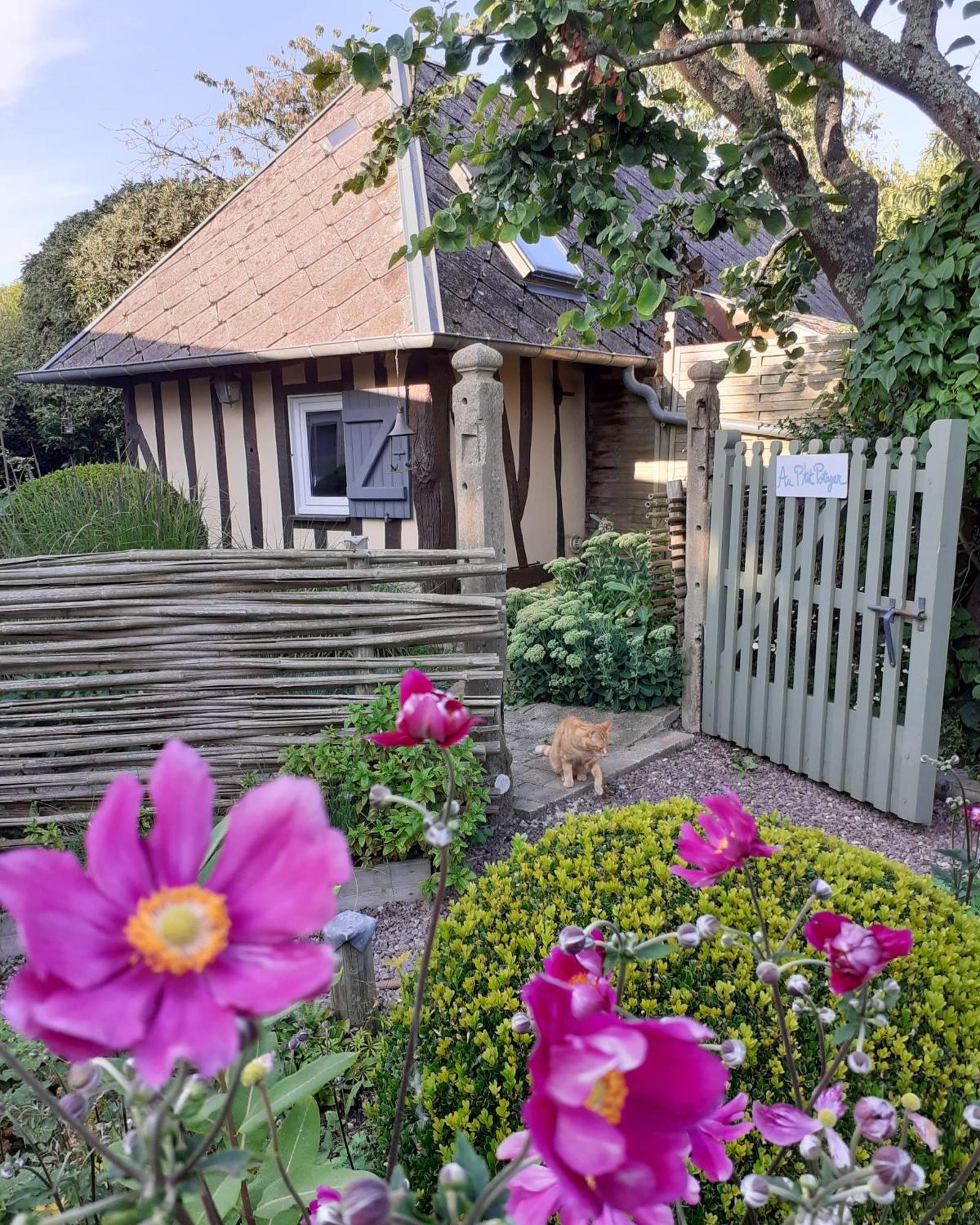 Au P'Tit Jardin Hotel Saint-Sylvestre-de-Cormeilles Exterior foto